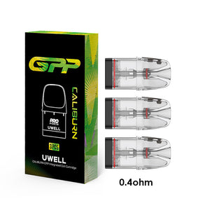 Cartucho Uwell Caliburn GPP atualizado de 3ml (pacote com 3 unidades)
