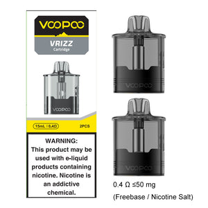 Cartucho VOOPOO Vrizz Pod 15ml (2 unidades/pacote)