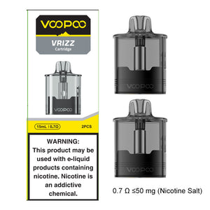 Cartucho VOOPOO Vrizz Pod 15ml (2 unidades/pacote)