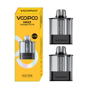 Cartucho VOOPOO Vrizz V2 para o kit Vrizz 2, Vrizz Kit 15ml (2 unidades/pacote)